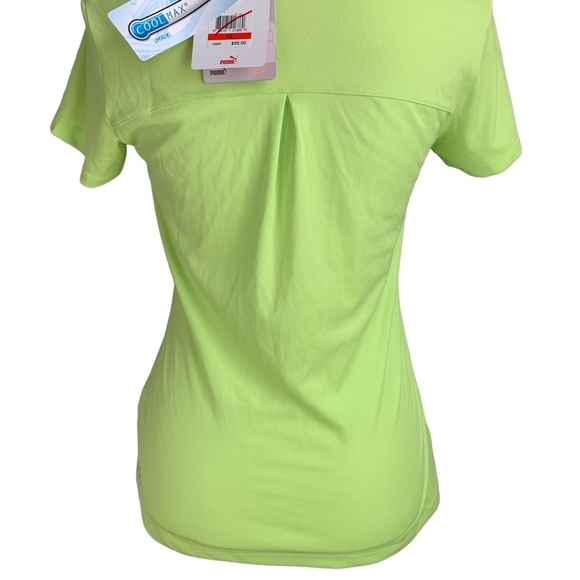 Puma Dry Cell Gold Polo Shirt Short Sleeve Neon Size XS - Picture 14 of 17